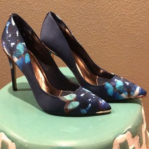 NIB! Ted Baker Kawaap Butterfly Heels! Beautiful